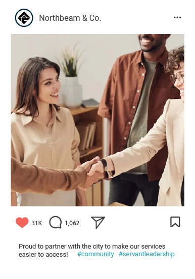 Voorbeeld Social Media Bericht
