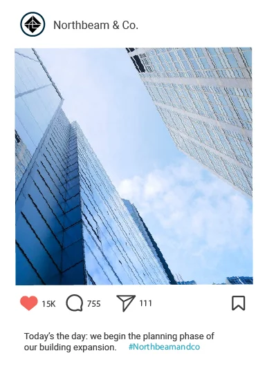 Voorbeeld Social Media Bericht